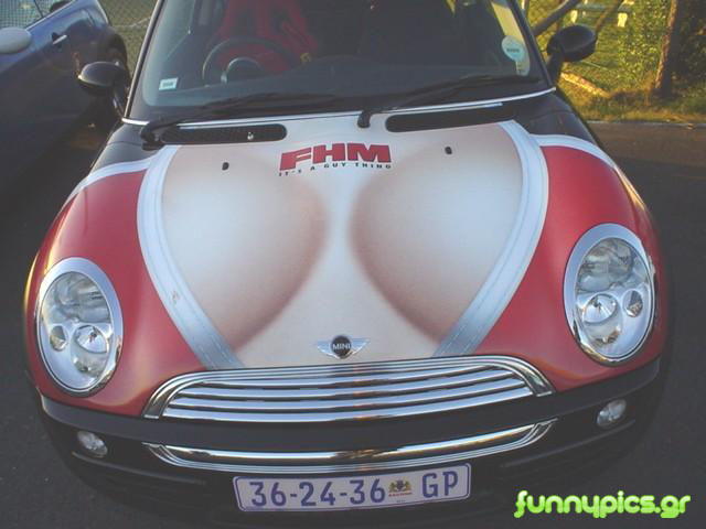 Σέξυ Αερογραφία Σε Mini Cooper