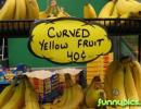 Curved Yellow Fruit